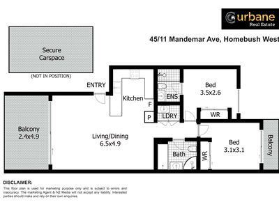 45 / 11- 19 Mandemar Avenue, Homebush West