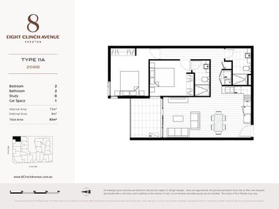 208B / 8 Clinch Avenue, Preston