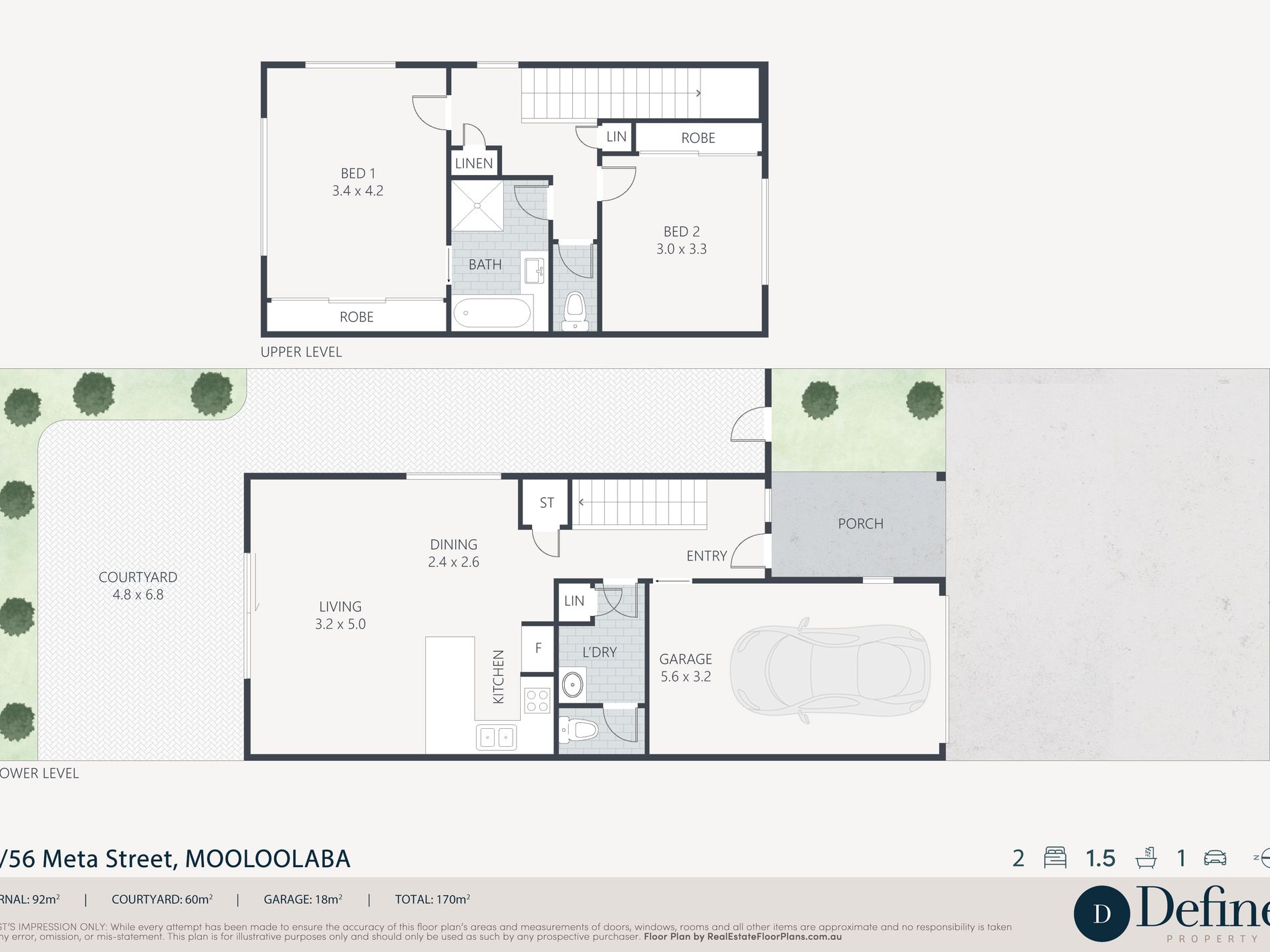 16 / 56 Meta Street, Mooloolaba Floor Plan