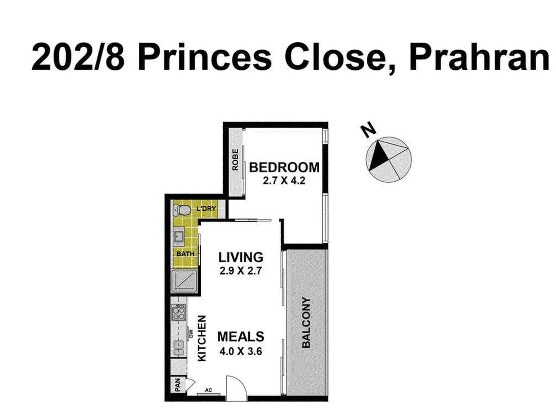 202 / 8 Princes Close, Prahran