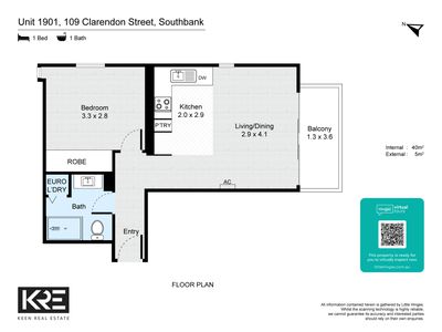 1901 / 109 Clarendon Street, Southbank
