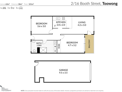 2 / 16 Booth Street, Toowong