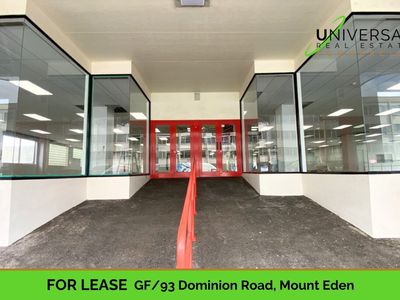 GF / 93 Dominion Road, Mount Eden