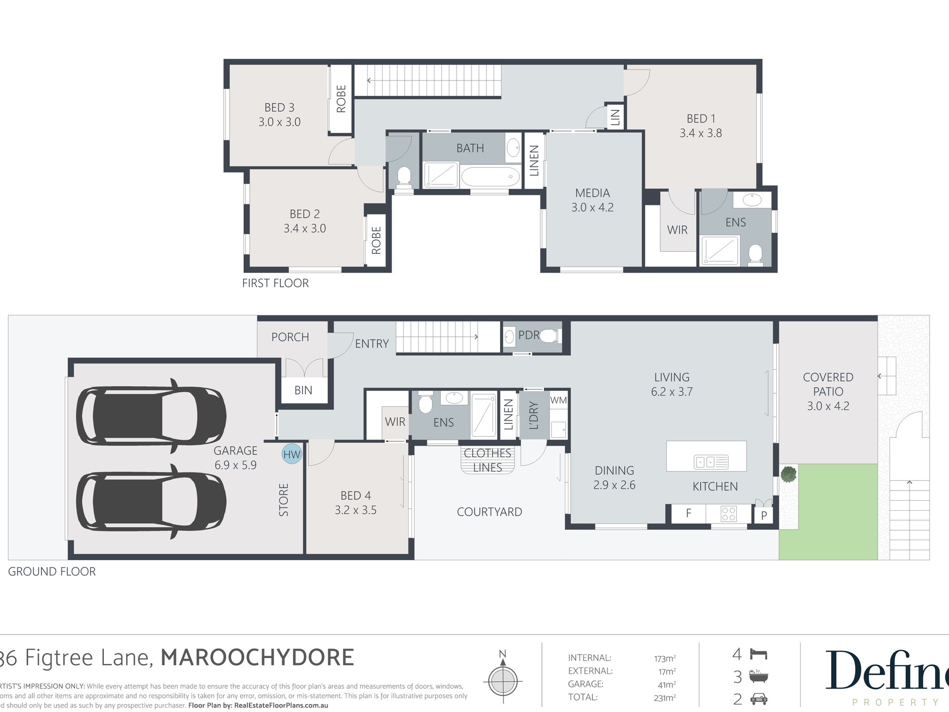 36 Figtree Lane, Maroochydore Floor Plan
