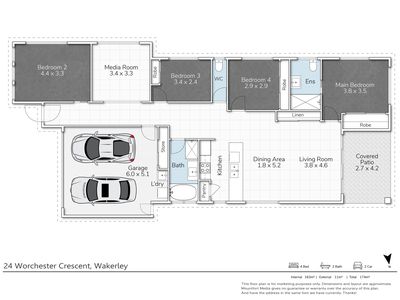 24 Worchester Crescent, Wakerley