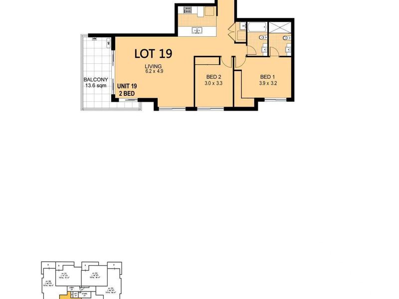 19 / 1 Meryll Avenue, Baulkham Hills Floor Plan