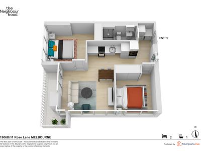 1906B / 11 Rose Lane, Melbourne