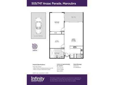 505 / 747 Anzac Parade, Maroubra