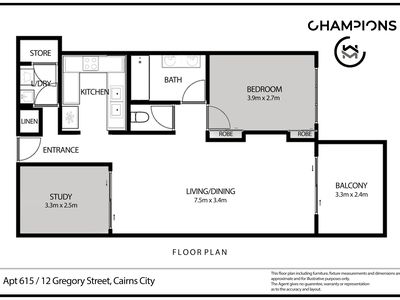 615 / 12-21 Gregory Street, Westcourt