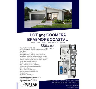 Lot 523 and Lot 524, Coomera