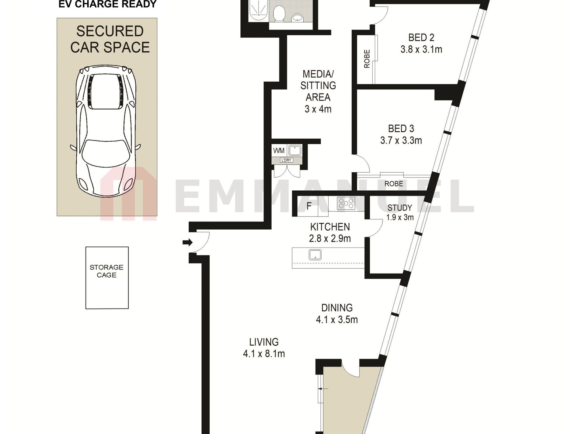 1901 / 13 De Clambe Drive, Castle Hill