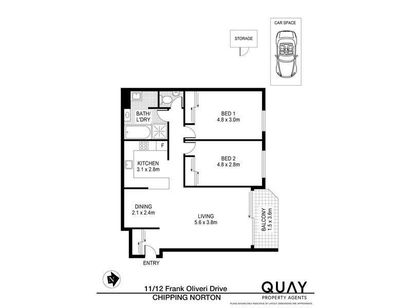 11 / 12 Frank Oliveri Drive, Chipping Norton
