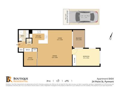 B404 / 24-26 Point Street, Pyrmont