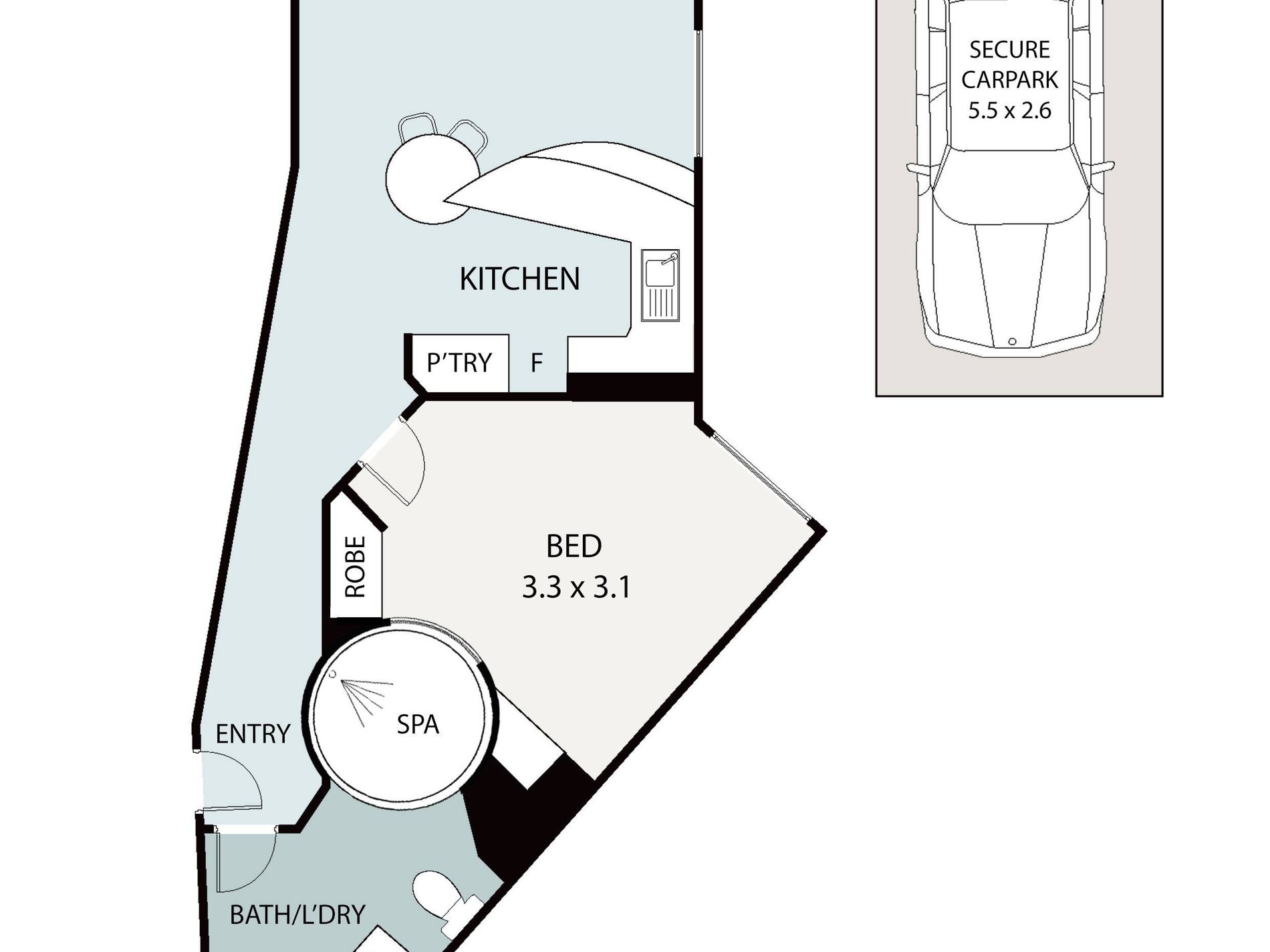 413 / 7 Venning Street, Mooloolaba Floor Plan