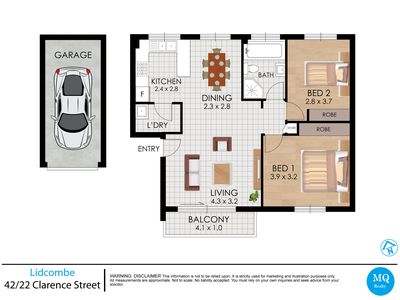42 / 22 Clarence Street, Lidcombe