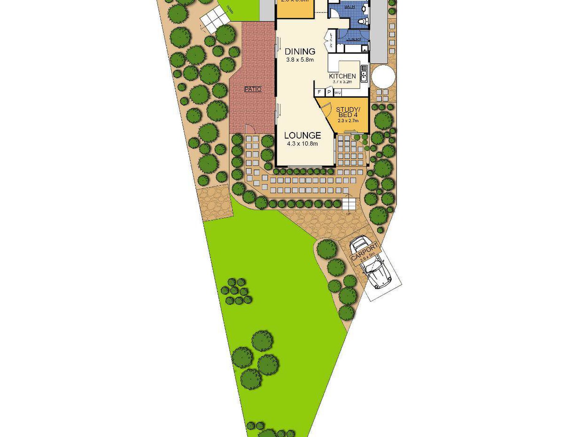 228 Panorama Drive, Rosemount Floor Plan