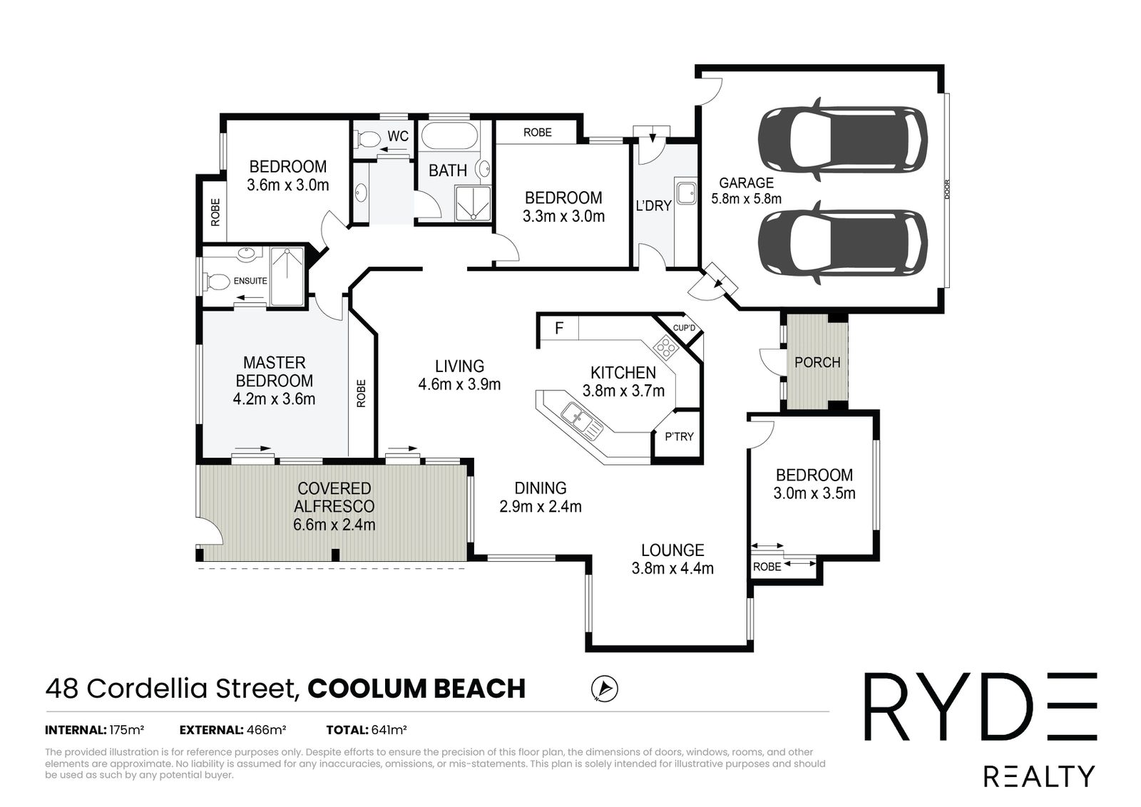Floorplan, 48 Cordellia Street, Coolum Beach