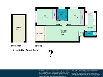 2 / 13 Glen Street, Bondi