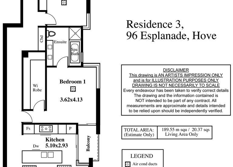 3 / 96 Esplanade, Hove