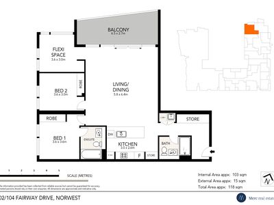 602 / 104 Fairway Drive, Norwest
