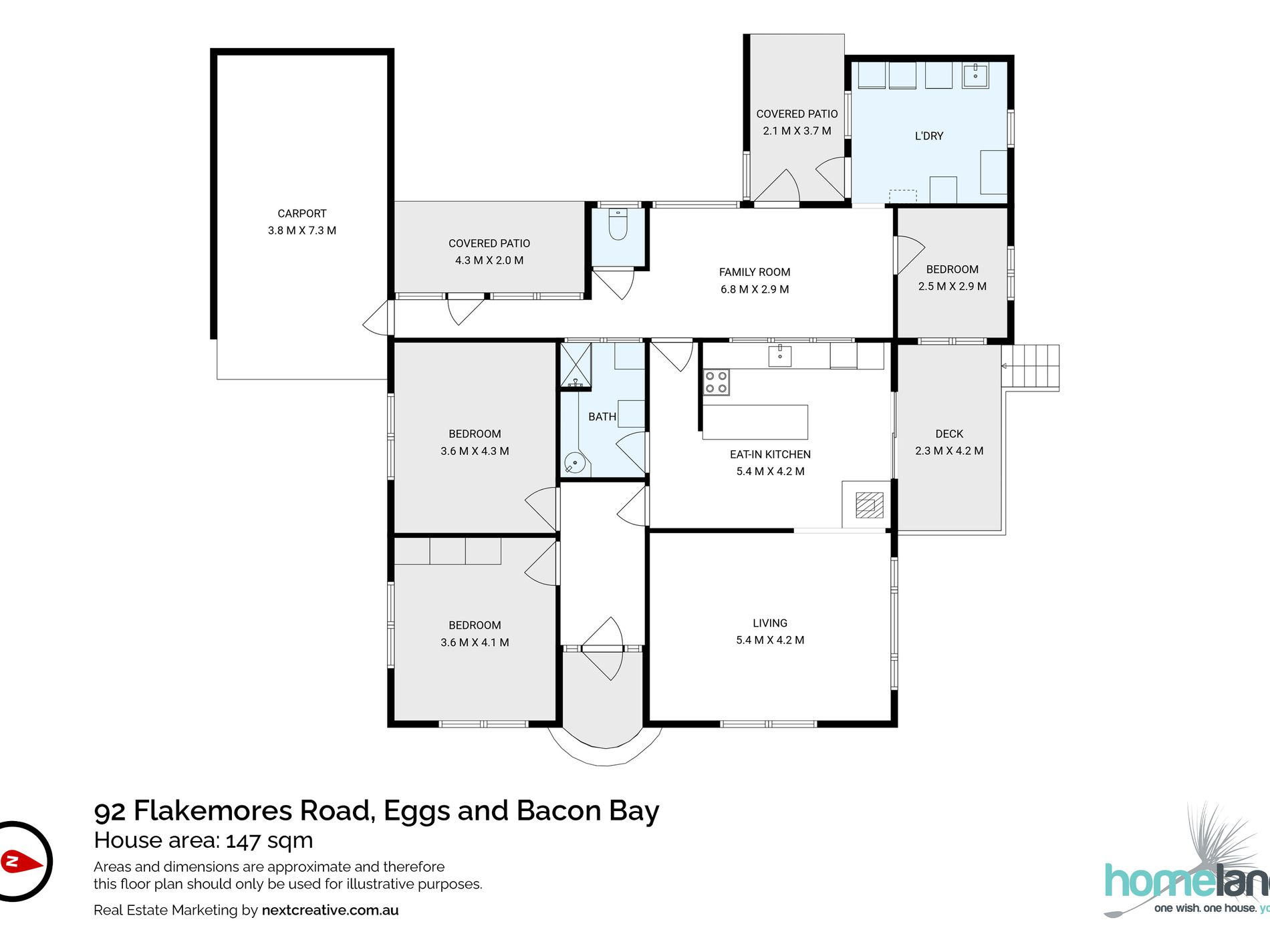 92 Flakemores Road, Eggs And Bacon Bay
