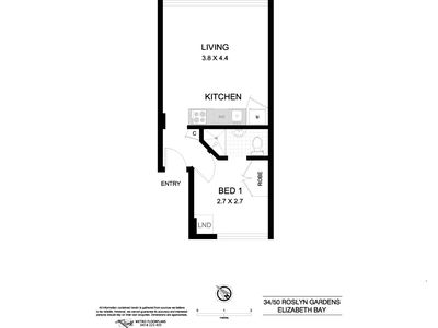 34 / 50 Roslyn Gardens, Elizabeth Bay