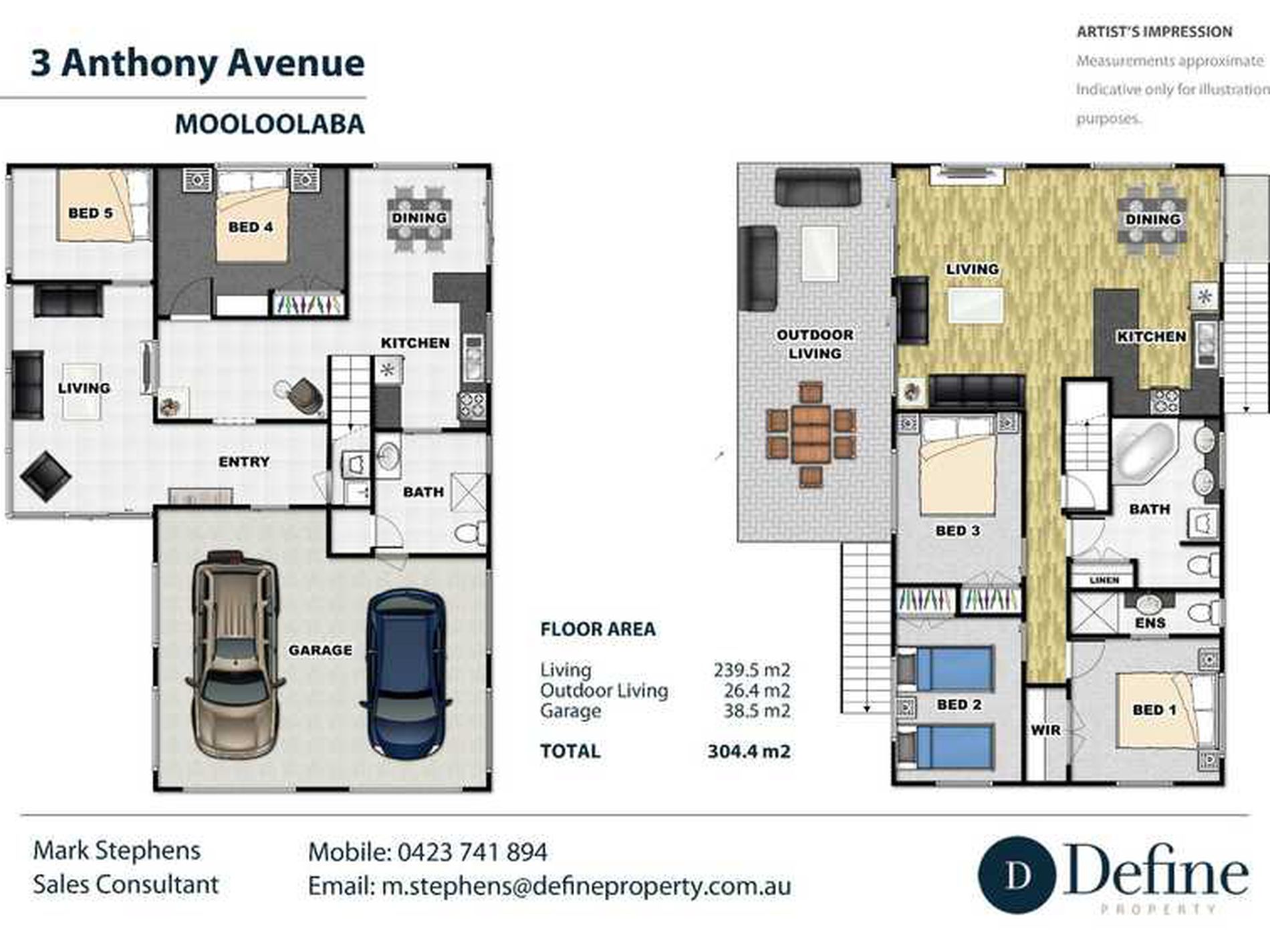 3 Anthony Avenue, Mooloolaba Floor Plan
