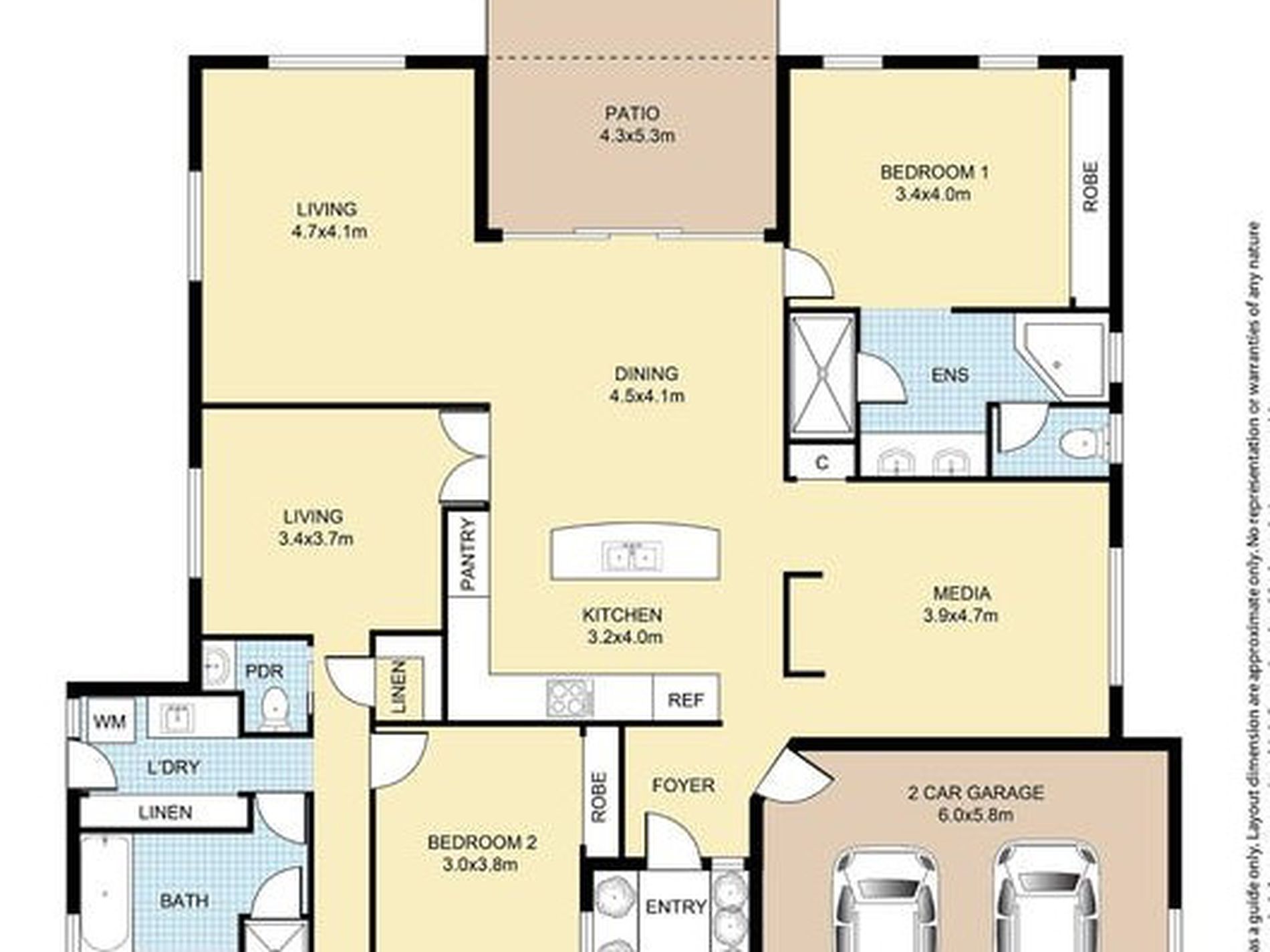 3 Jorl Court, Buderim Floor Plan