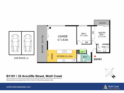 B1101 / 35 Arncliffe Street, Wolli Creek