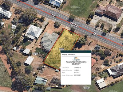 Lot 7 , 7 Great Southern Highway , Beverley