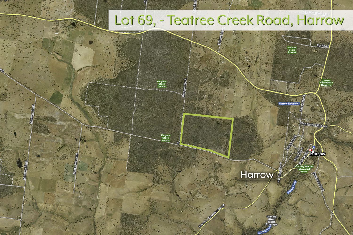 Lot 69, Teatree Creek Road, Harrow