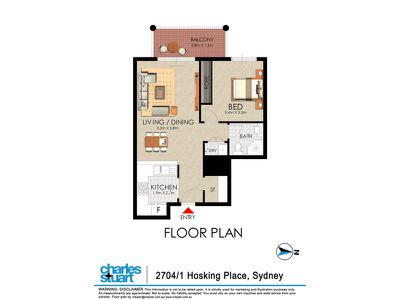 2704 / 1 Hosking Place, Sydney