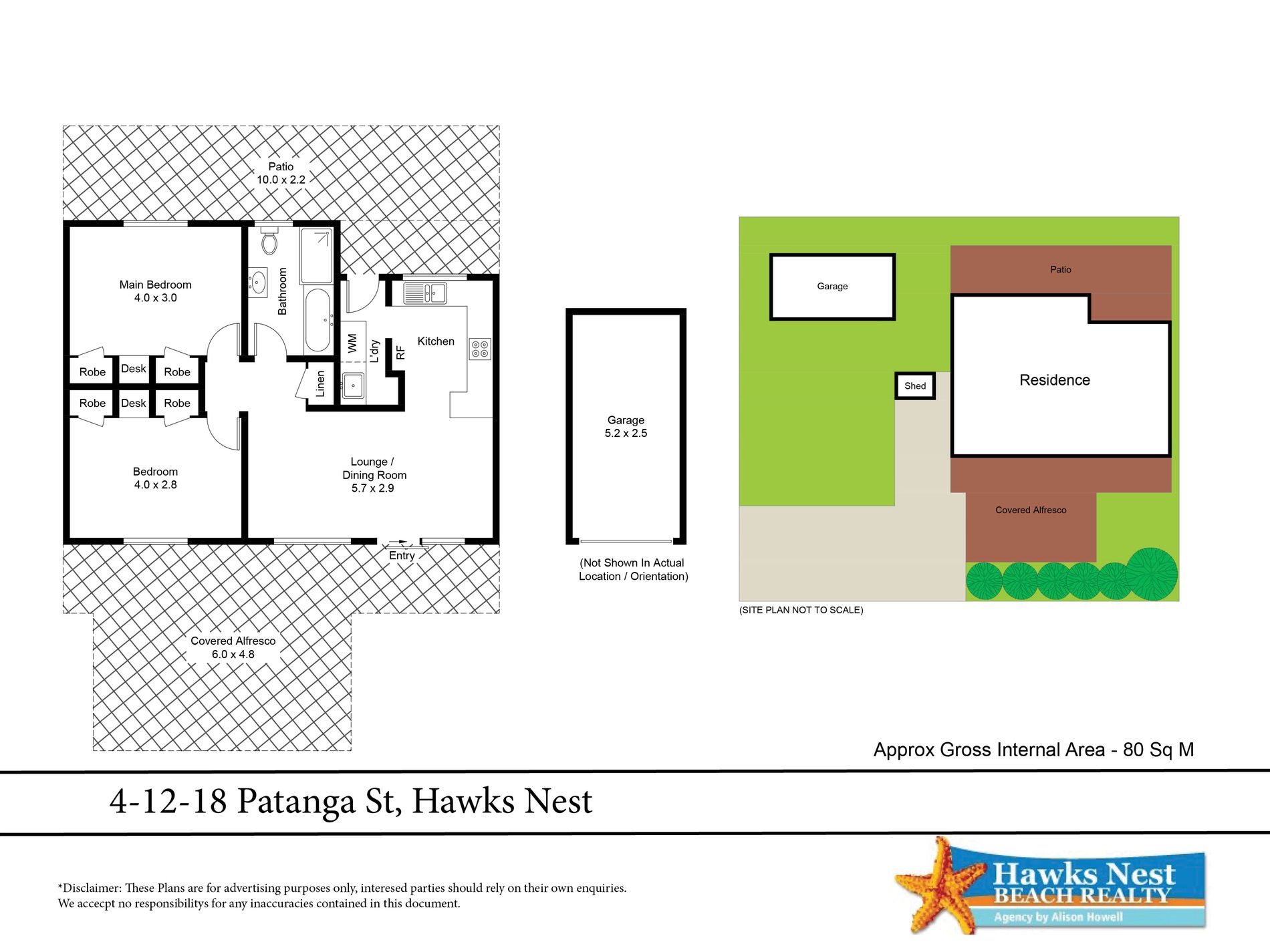 4 / 12 - 18  Patanga Street, Hawks Nest