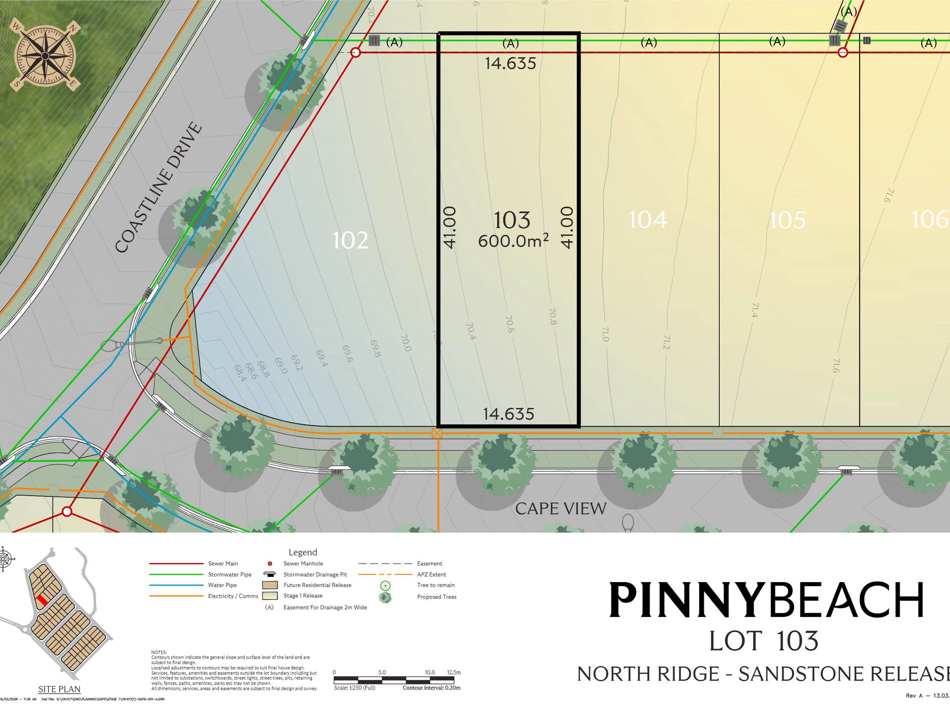 Lot 103, Cape View, Pinny Beach