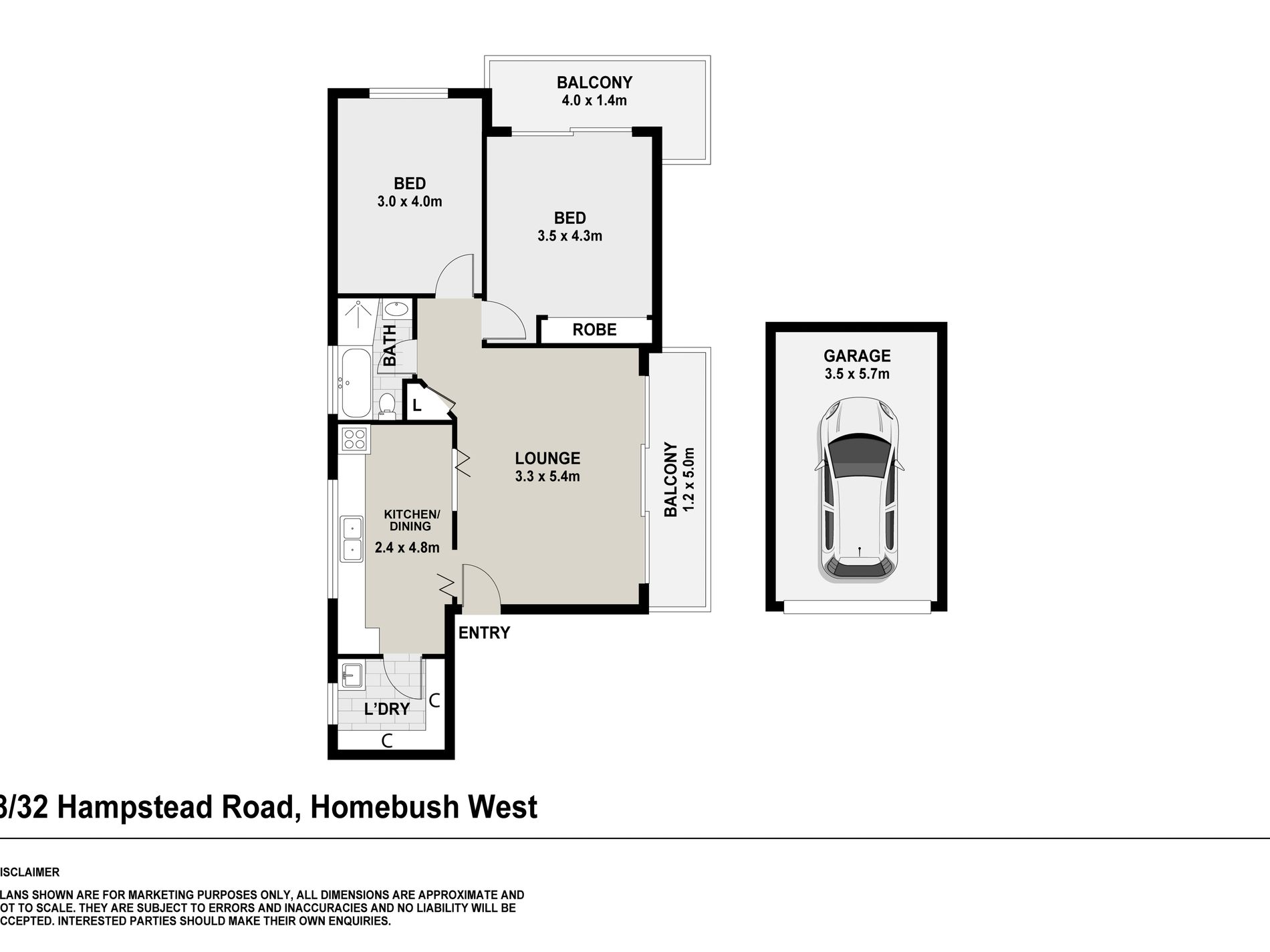 8 / 32 Hampstead Road, Homebush West
