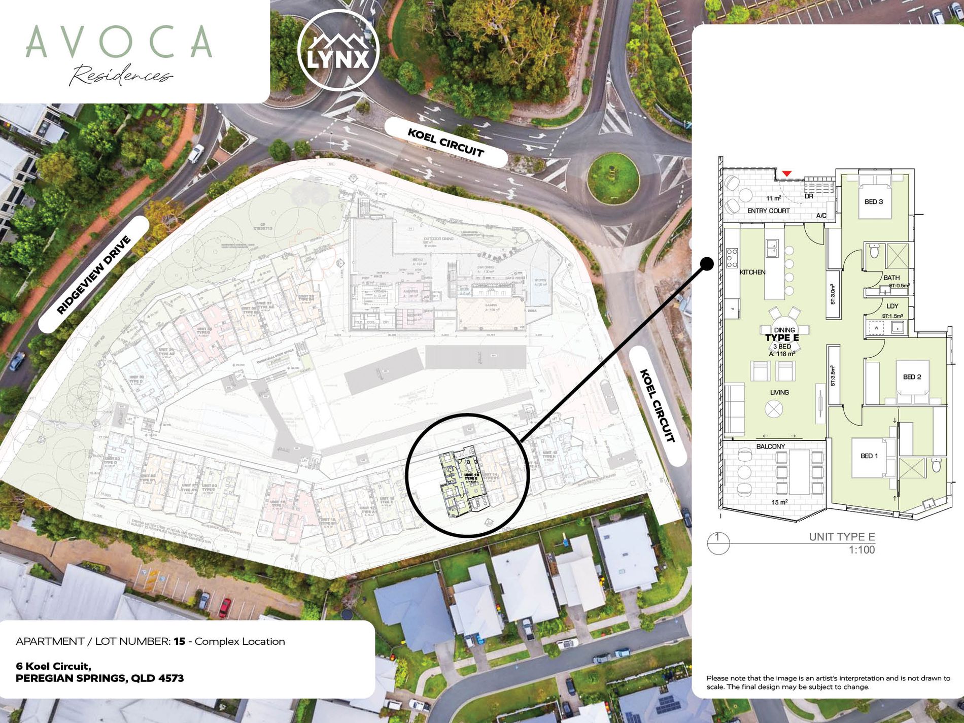 15 / 6 Koel Circuit , Peregian Springs