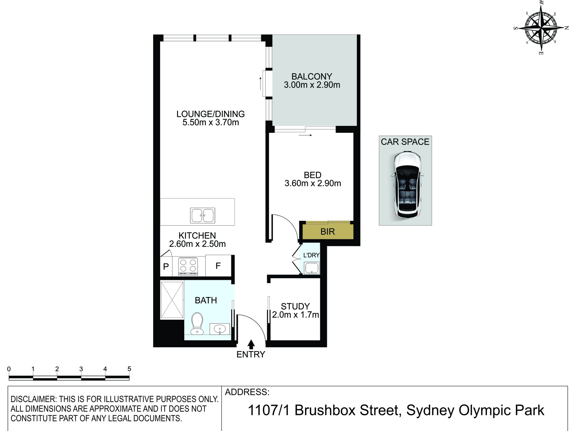 1107 / 1 Brushbox Street, Sydney Olympic Park