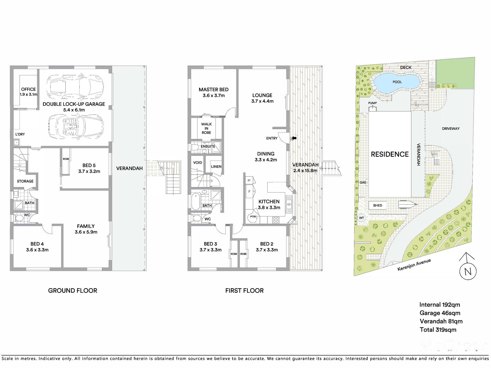 45 Kerenjon Avenue, Buderim Floor Plan