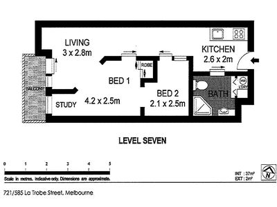 721/585 La Trobe Street, Melbourne