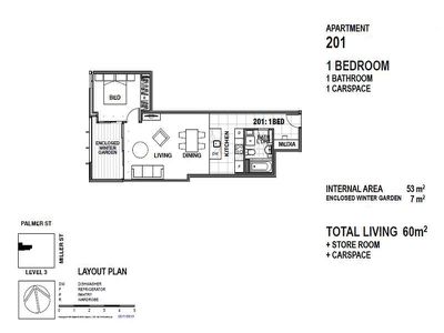 201 / 520 Cnr Miller Street & Palmer Street, Cammeray