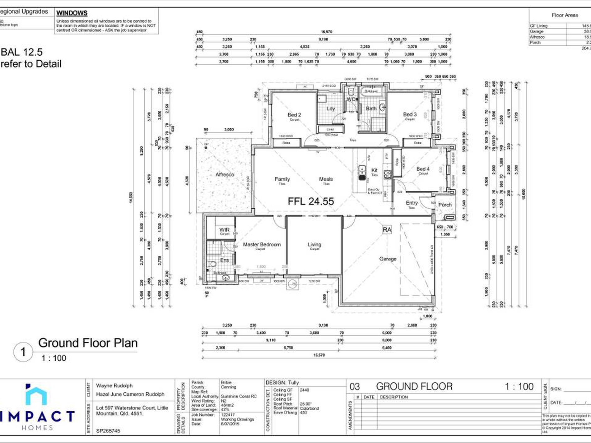 7 Waterstone Court, Little Mountain Floor Plan