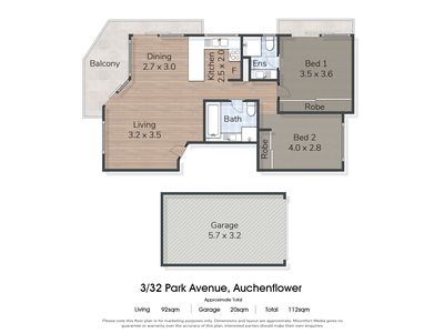 3 / 32 Park Avenue, Auchenflower