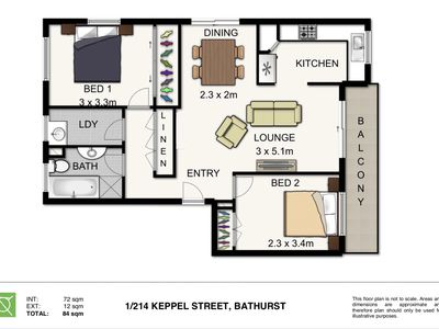 1 / 214 KEPPEL STREET, Bathurst