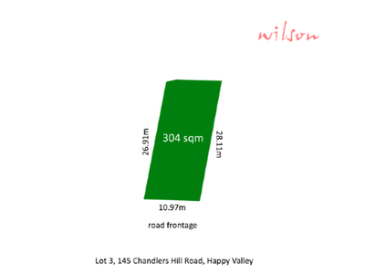 Lot 3, 145 Chandlers Hill Road, Happy Valley