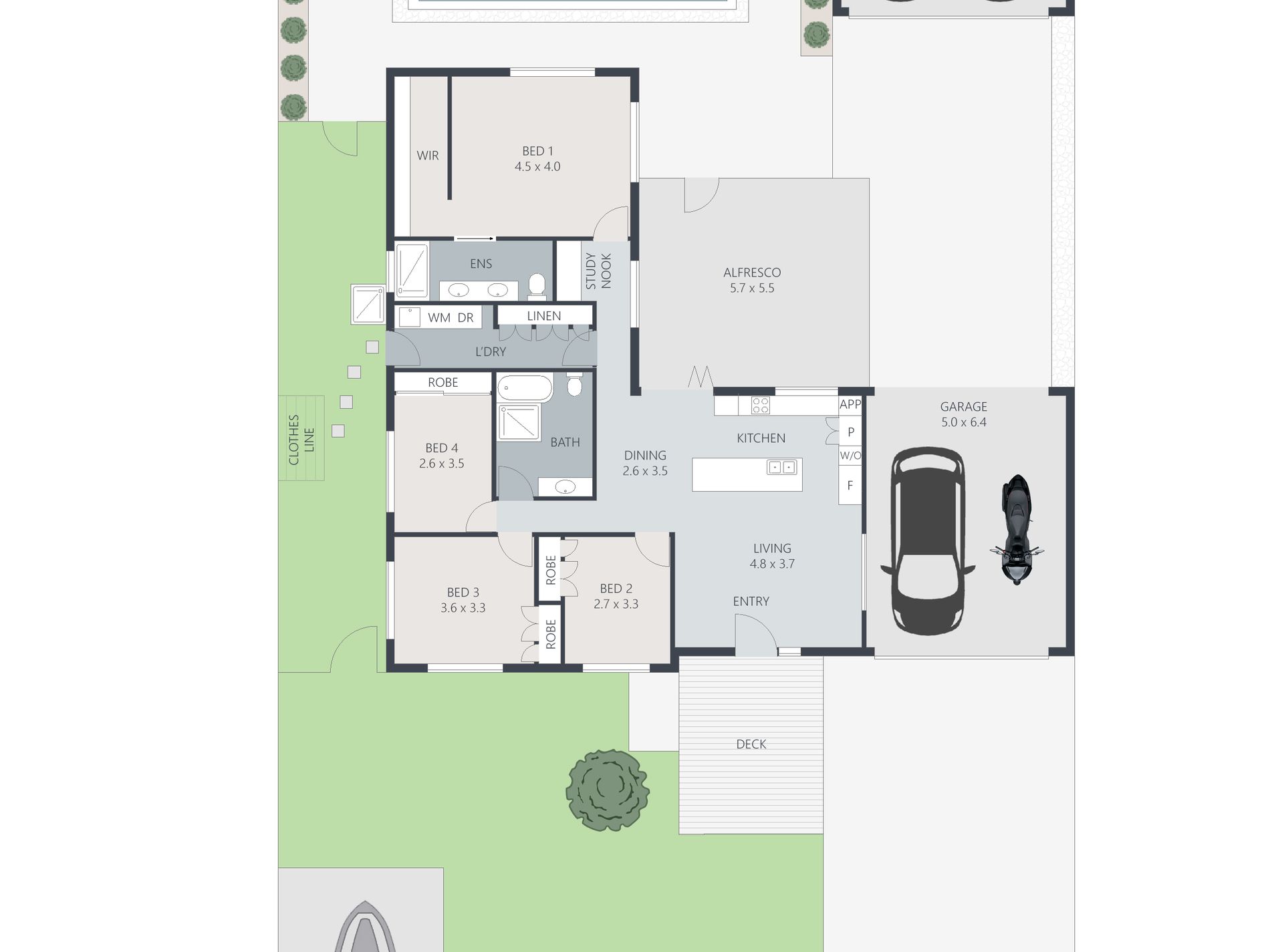126 Millwell Road, Maroochydore Floor Plan