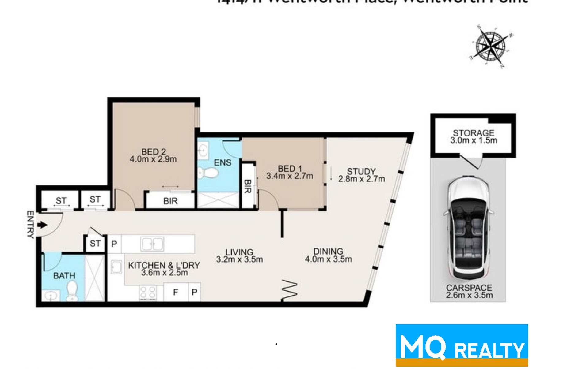 1414 / 11 Wentworth Place, Wentworth Point