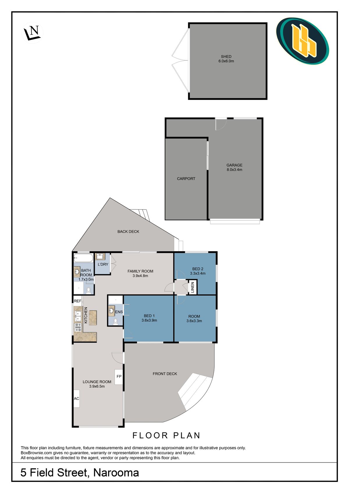 5 Field Street, Narooma