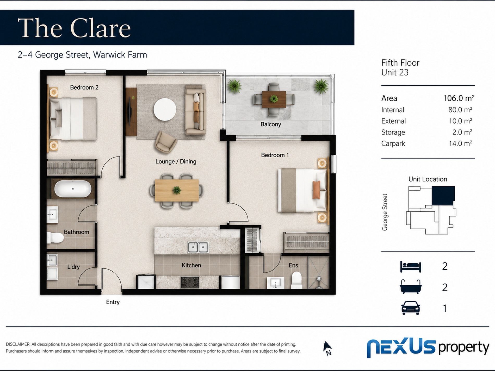 23 / 2-4 George Street, Warwick Farm