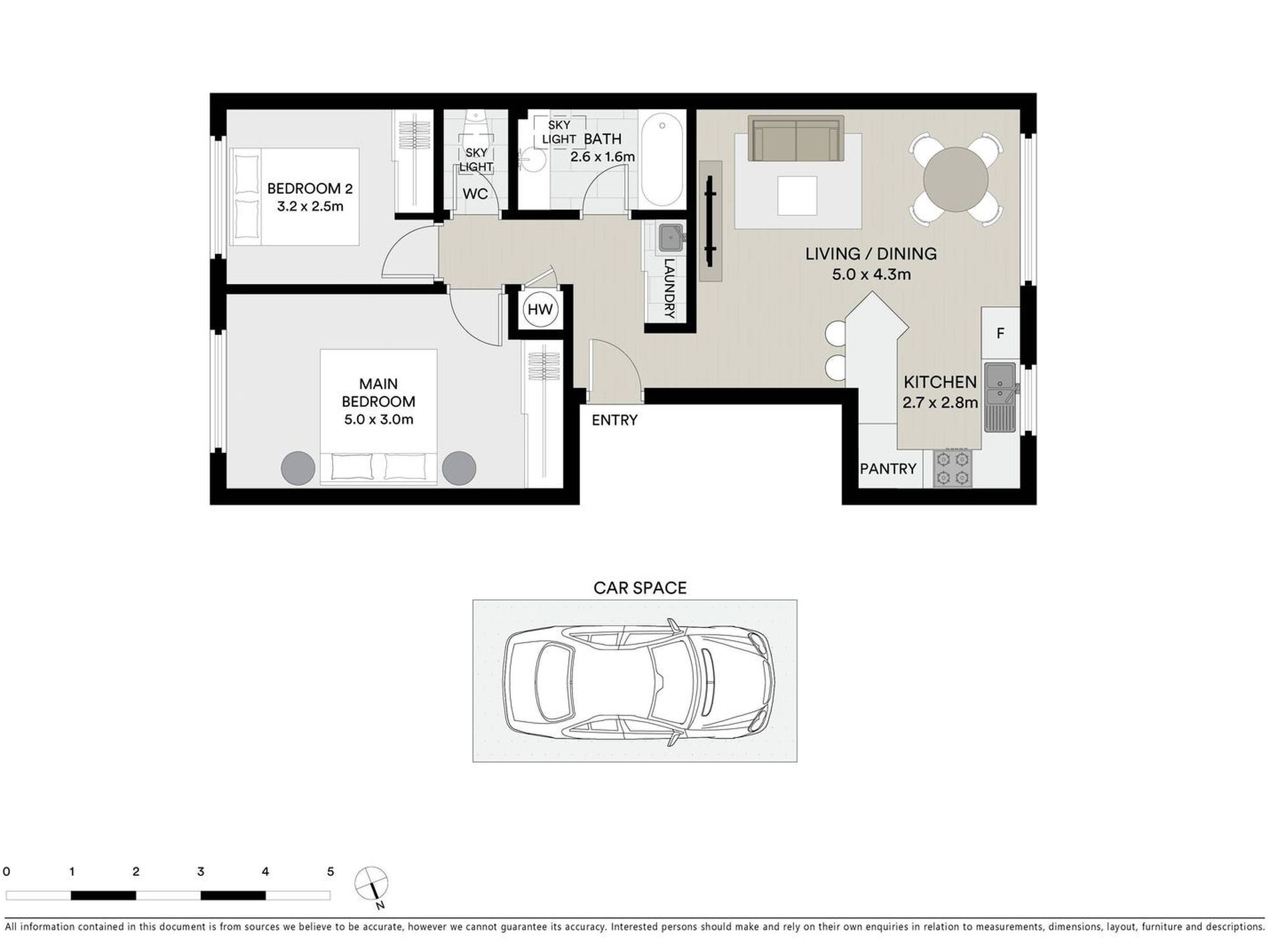 5 / 4 Yallanga Place, Mooloolaba Floor Plan