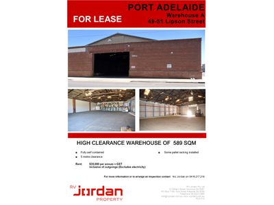 Warehouse A 49-51 Lipson Street, Port Adelaide